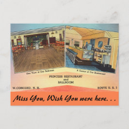 Postal New Hampshire, Restaurante Princess, Concord