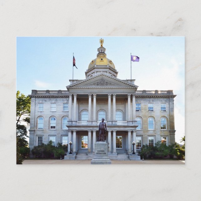 Postal New Hampshire State House, Concord (Anverso)