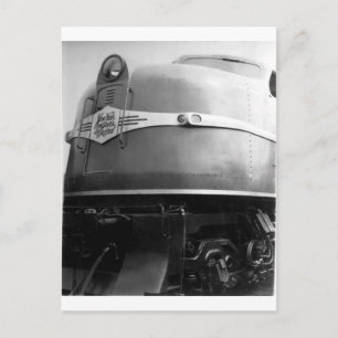 Postal New Haven muestra el tren justo del mundo de 1939