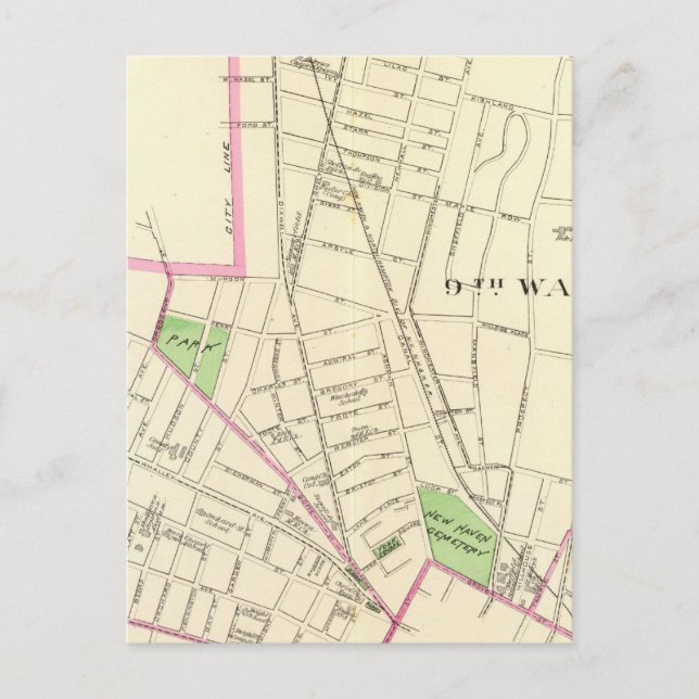 Postal New Haven N (Anverso)