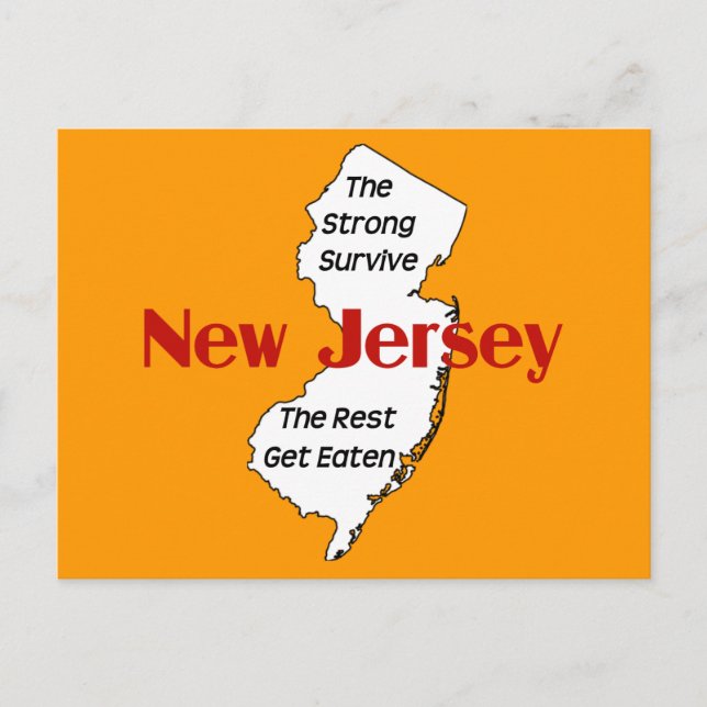 Postal New Jersey: el fuertes sobreviven; el resto (Anverso)