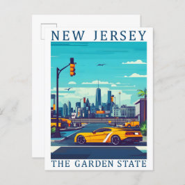 Postal New Jersey the Garden State USA Travel Place