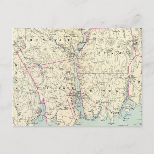 Postal New London Co S (Anverso)