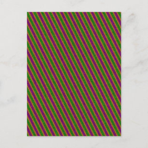 Postal New Orleans Stripe Glitter