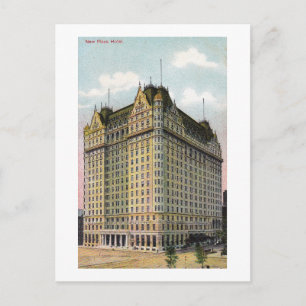 Postal New Plaza Hotel, New York City Vintage
