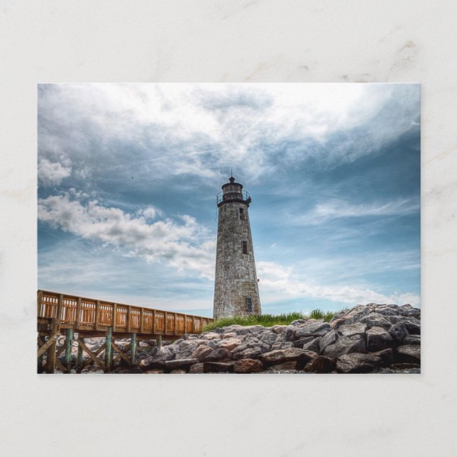 Postal New Point Comfort Lighthouse Port Haywood, VA (Anverso)