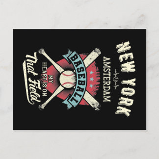 Postal New York Amsterdam Baseball