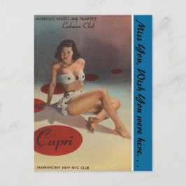 Postal New York, Capri Cabana Club, Night Club