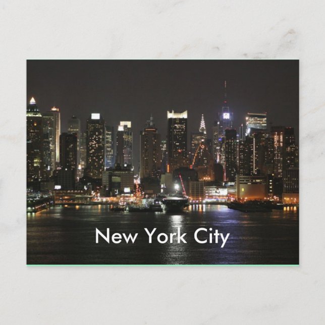 Postal New York City hermoso (Anverso)