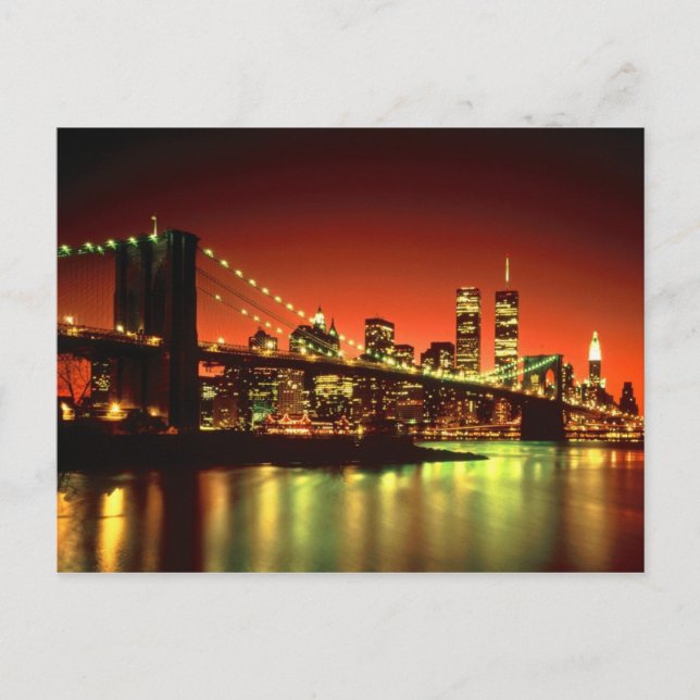 Postal New York City  Lights (Anverso)