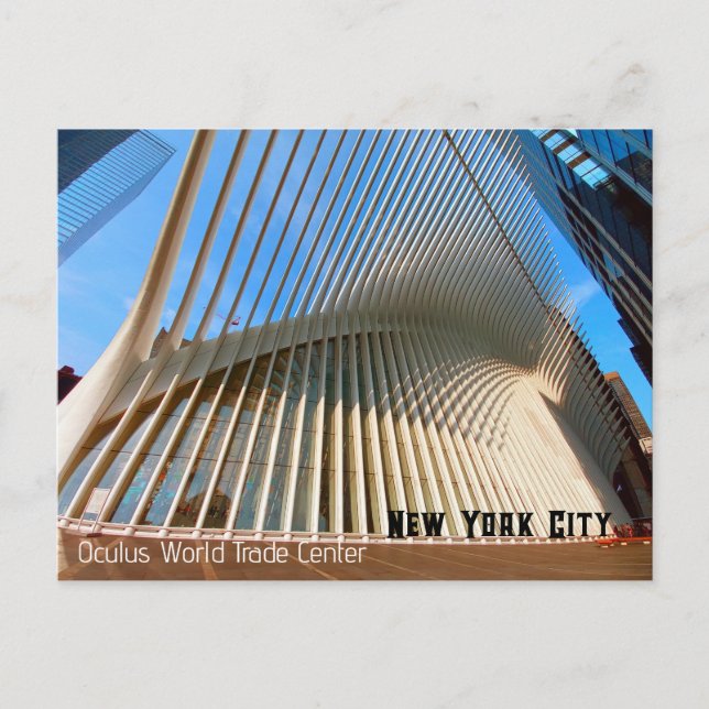 Postal New York City - Oculus World Trade Center (Anverso)