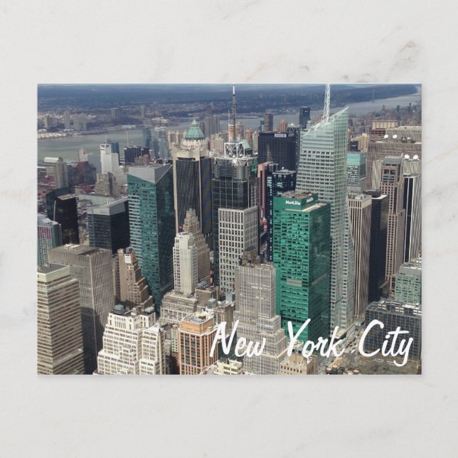 Postal New York City Skyscrapers Postcard (Anverso)
