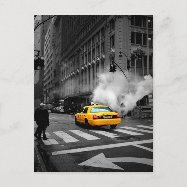 Postal New York City Yellow Cab (Anverso)