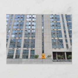 Postal New York City - Yellow man from the High Line Park