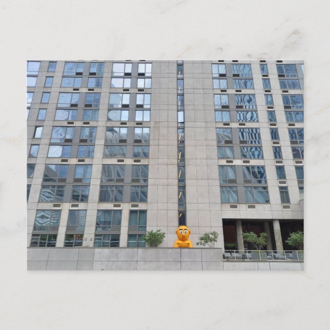 Postal New York City - Yellow man from the High Line Park (Anverso)