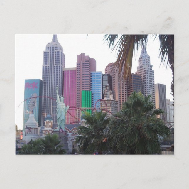 Postal New York Hotel And Casino Postcard (Anverso)