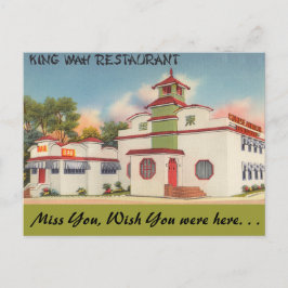 Postal New York, restaurante King Wah