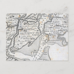 Postal New York   Siglo XVIII Medio