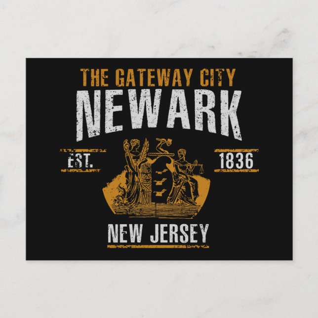 Postal Newark (Anverso)