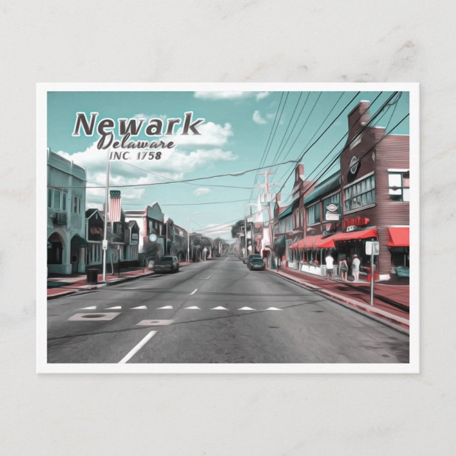 POSTAL NEWARK DELAWARE (Anverso)