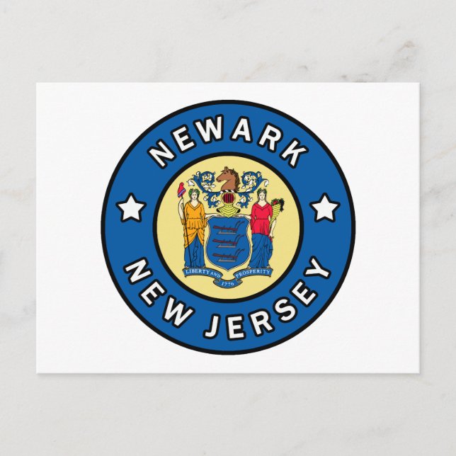 Postal Newark Nueva Jersey (Anverso)