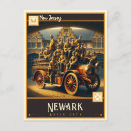 Postal Newark, Nueva Jersey | Vintage
