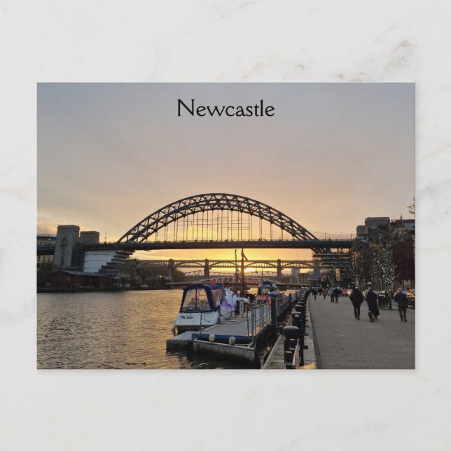 Postal Newcastle - Puente Tyne  (Anverso)