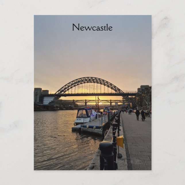 Postal Newcastle - Puente Tyne (Anverso)