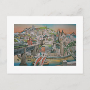 Postal Newcastle upon Tyne Post Card Card