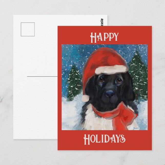 POSTAL NEWFOUNDLAND DOG (Anverso / Reverso)