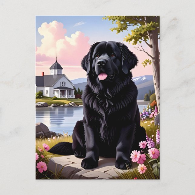Postal Newfoundland Dog (Anverso)