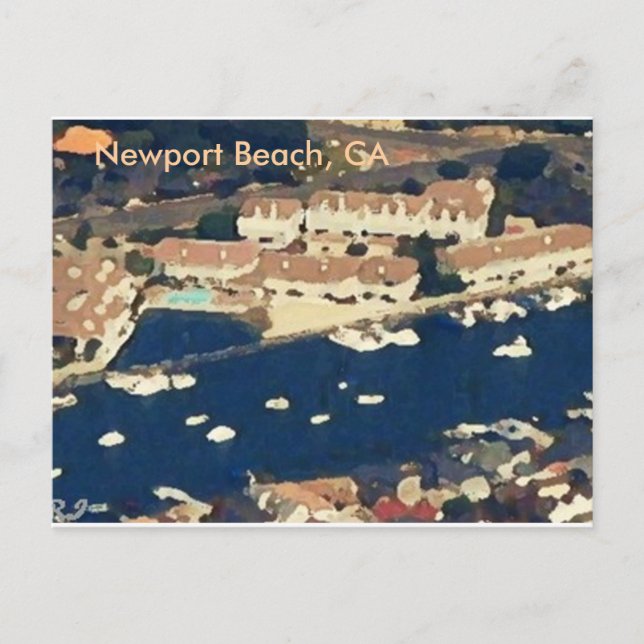 Postal Newport Beach, CA (Anverso)