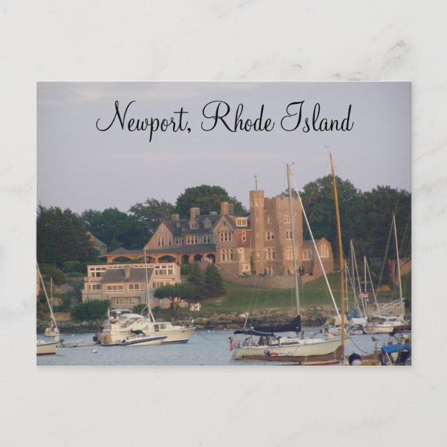 Postal Newport, Isla Rhode (Anverso)