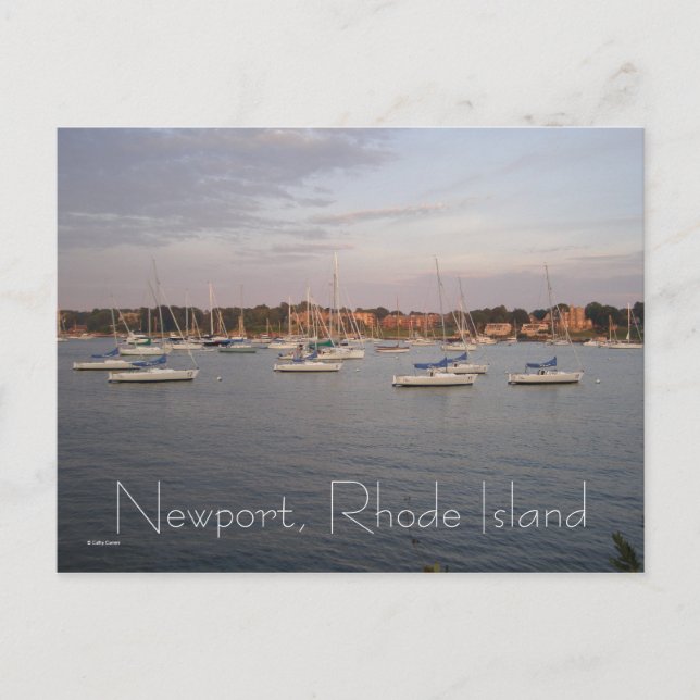 Postal Newport, Isla Rhode (Anverso)