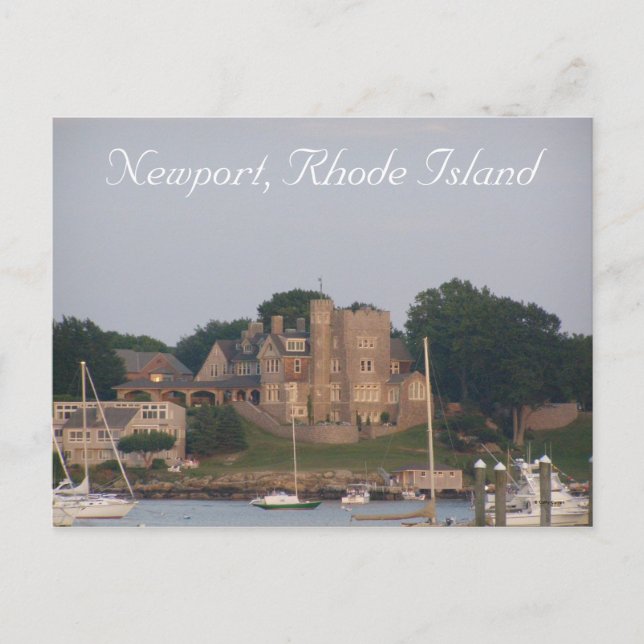 Postal Newport, Isla Rhode (Anverso)