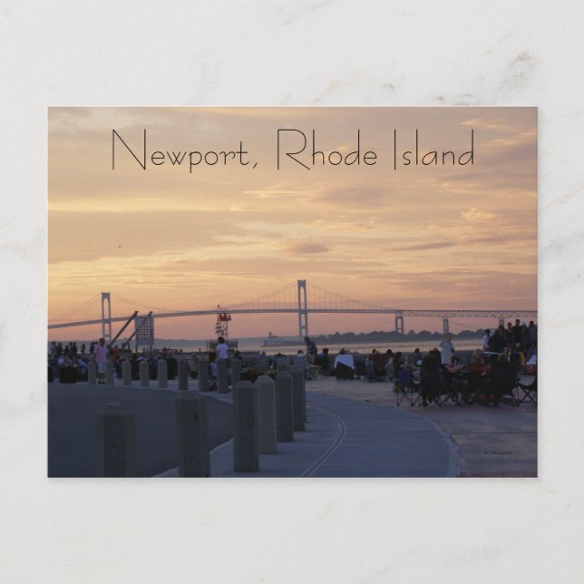 Postal Newport, Isla Rhode (Anverso)