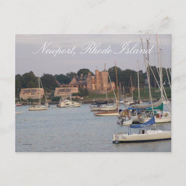 Postal Newport, Isla Rhode (Anverso)