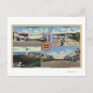 Postal Newport, Oregón - Faro Yaquina, Principal