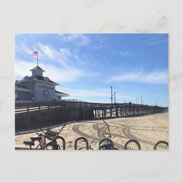 Postal Newport Pier, Newport Beach, California (Anverso)