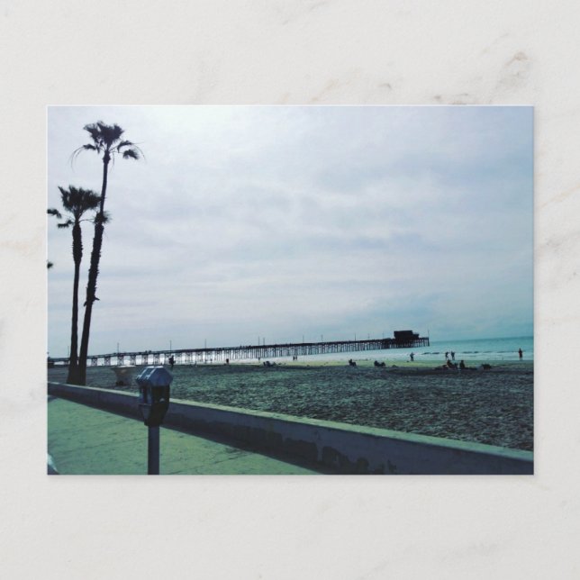 Postal Newport Pier, Newport Beach, California (Anverso)