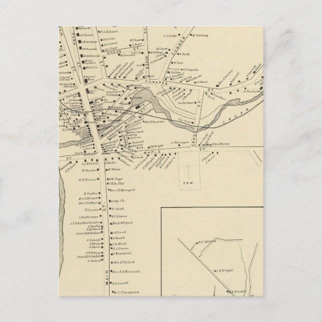 Postal Newport, Sullivan Co (Anverso)
