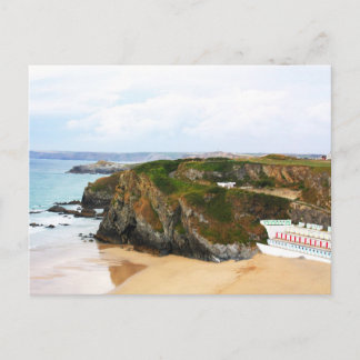 Postal Newquay beach, Reino Unido