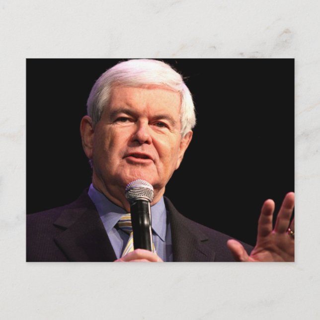 Postal Newt Gingrich (Anverso)