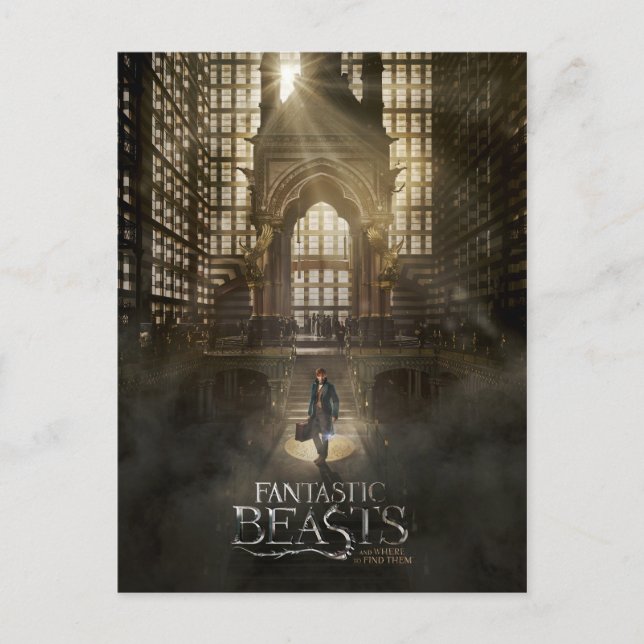 Postal NEWT SCAMANDER™ en la sede de MACUSA™ (Anverso)