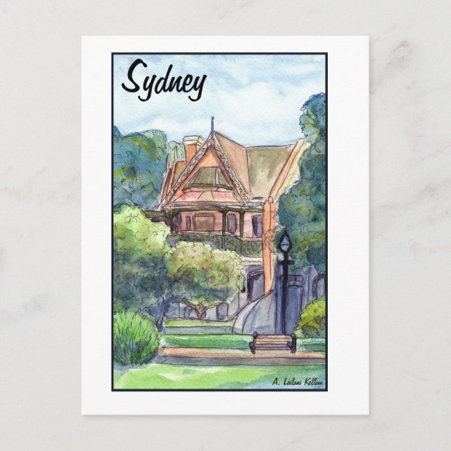 Postal Newtown House Sydney (Anverso)