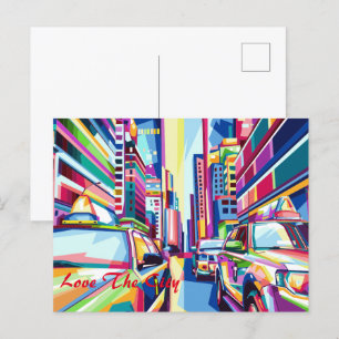 Postal Newyork PopArts