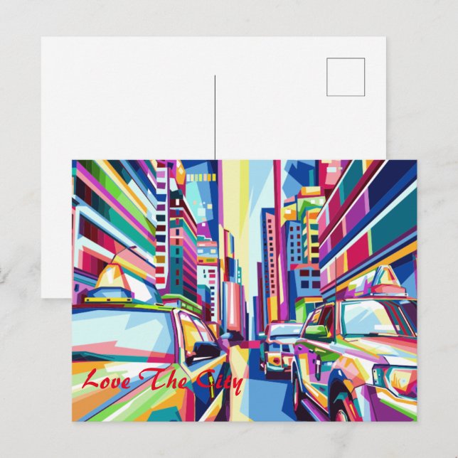 Postal Newyork PopArts (Anverso / Reverso)