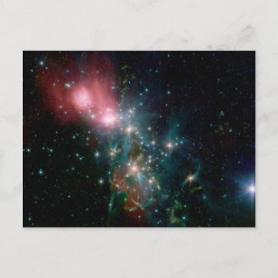 Postal NGC 1333 Nacimiento caótico de estrellas