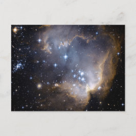 Postal NGC 602 brillantes estrellas NASA
