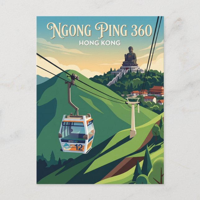 Postal Ngong Ping 360 Hong Kong (Anverso)